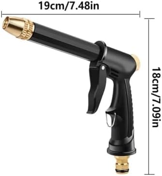 Garden Hose Nozzles Powerful Cleaning Tool 5 Adapters Power For Home User - Image 2