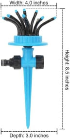 Nozzles Sprinklers System Multi Head Garden Irrigation with Stake - Image 7