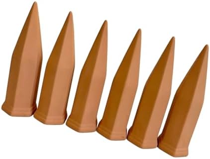 Automatic Water Spikes 6 Pack Ceramic Plant Watering Tools Drip Irrigation Device Terracotta Watering Stakes - Image 7
