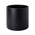 D'vine Dev Plastic Planter Pot with Saucer, 10 in, Black, 74-X-B-2 by DvineDevPlanterPotsandStand