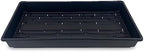 10 Plant Growing Trays (WITH Drain Holes) - 20" x 10" - Perfect Garden Seed Starter Grow Trays: For Seedlings, Indoor Gardening, Growing Microgreens, Wheatgrass & More - Soil or Hydroponic by 9GreenBox.com