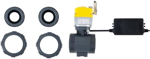 Smart electric valve 1 inch PVC joint ball valve Tuya APP smart wifi water cut-off valve DC24V AC110V-230V power adapter and power-off automatic return setting. Smart timing water valve DN25MM - Image 4