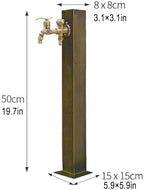 304 Stainless Steel Vertical Garden Water Column, Freestanding Hose Stand with Faucet for Outdoor Irrigation and Washing - Durable Design, Easy to Use - Image 2