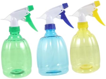 Kisangel 9pcs Adjustable Pressure Nozzle Small Spray Bottle for Watering Plants Hand-Pressed Refillable Hydration Device Blue Green Yellow for Gardening and Home Use by Kisangel
