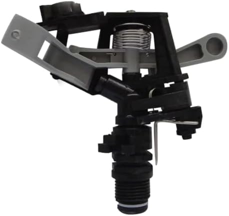 Brass Impact Sprinkler Head Pulsating 360° Adjustable Lawn Watering Unit - Image 3