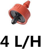 Gardening Irrigation Dripper Pressure Compensate Emitter Garden Drip Compensation Regulator Greenhouse Agriculture Steady Flow Watering Dripper 2L 4L 8L 50Pcs (Color : 4L/H) - Image 2