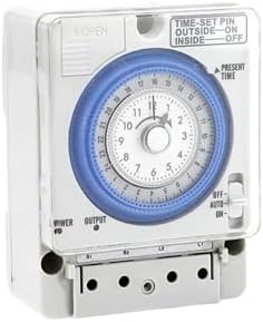 Applicable to TB35-N TB388 100-240V 15A Din Rail Water Heater Programmable Timer Switch Time Controller Mechanical Switch(12 V) - Image 2