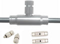 30Pack Fog Mist Spray Nozzle, High Pressure Brass Nickel Plating Nozzle, Cleanable Water Mist Sprayers, 10/24 UNC Fog Nozzles, 3/8 quick installation hose/ tube/ pipe slip lock connector ( Size : Orif by Unknown