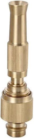 5pcs/10pcs Spray Nozzle Water Gun Brass High Pressure Direct Spray Sprinkler Quick Connector 1/2'' Garden Hose Adjustable Pressure Washer(Green) by Unknown