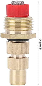 5Pcs Irrigation Nozzle, G1 2 Male Thread Brass Atomizing Nozzle with Filter, Irrigation Drippers Sprinklers for Garden Greenhouse Agricultural - Image 3