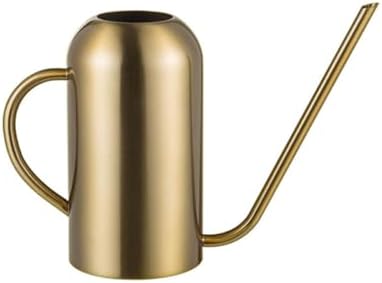 Golden Stainless Steel Watering Pot with Long Spout 1.5 L by Alasum