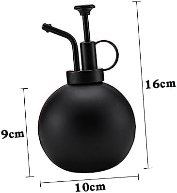 500ml Stainless Steel Watering Can Xmas for Flowers and Plants, Black - Image 2