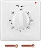 1PCS Water Pump Timer Switch Socket Household Power Control Mechanical 120 Minutes Countdown Turn Off Automatically Power Off(60 Minutes) - Image 2