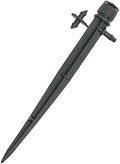 Drip Depot Adjustable Mini Bubbler Drip Emitter Stake, 0-31 GPH, UV-Resistant Plastic, 5.25" Stake, for Pots, Gardens and Nurseries - Pack of (1000, Black) by Drip+Depot