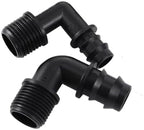 1/2" 3/4" Male Thread To DN16 DN20 Pipe Barb Elbow Connector Micro-Spray Drip Irrigation System Accessories(3I4 M-Thread To DN16,50Pcs) - Image 5