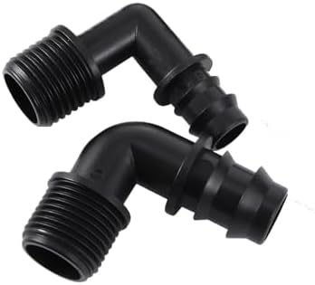 1/2" 3/4" Male Thread To DN16 DN20 Pipe Barb Elbow Connector Micro-Spray Drip Irrigation System Accessories(3I4 M-Thread To DN16,50Pcs) - Image 5