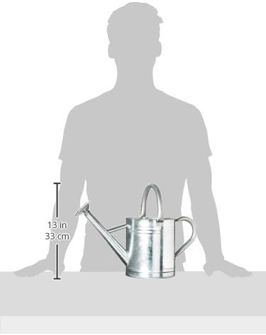 Gardener's Select AW3003P6G Watering Can, Galvanized, 3.5 L - Image 2