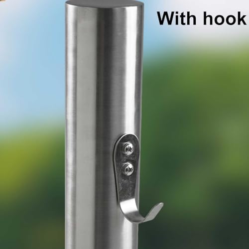 Stainless Steel Vertical Garden Water Column - Freestanding Hose Stand with Faucet for Outdoor Irrigation & Washing 80cm/31in - Stylish Functional - Image 6