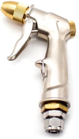All Metal High Pressure Water Gun, CNC Machine Tool Washing Gun CNC Machining Center Cleaning Water Spray Gun with 6M Pipe - Image 4