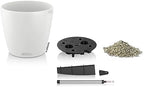 Lechuza Classico Color 43 White, Self-Watering Round Planter, D16.5 H15.7 in - Image 3
