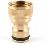1pc Brass 1/2" 3/4“ 1 Inch Thread Quick Connector Garden Irrigation Connector Faucet Nozzle Adapter Water Gun Joints,Male,3l4,Brass by Unknown