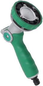 Garden Hose Nozzle Heavy Duty, Metal Water Hose Sprayer with 8 Spray Patterns, High Pressure Spray Nozzle Thumb Control On Off Valve for Outdoor Lawn - Image 3