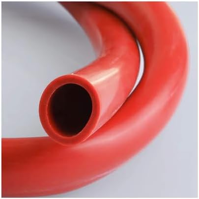 1PC 5M Heavy-Duty Rust Red Silicone Tube, UV Ozone Resistant Flexible Hose for Automobile Vacuum Air Pump Accessories(ID 9mm x OD 13mm) - Image 3