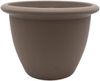 The HC Companies Sevilla Flower Planters - Durable Outdoor & Indoor Planter - Round Lightweight Self Watering Plant Pots for Herbs & More (16" Cappuccino, Pack of 1) by TheHCCompanies