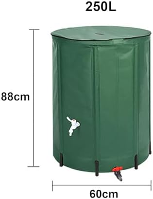 Foldable Water Storage Barrel Rainwater Collection Barrel with Spigot for Garden Water Catcher, Camping Emergency Water Storage Bladder(250L) - Image 7