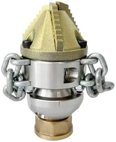1/2" High Pressure Diamond Chain Rotating Nozzle 70L for Sewer - Image 3