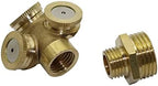 Garden Lawn Sprinkler Irrigation System Copper Mist Nozzle Greenhouse Ultra-fine Atomization Sprayer with 1/2" External Thread Cooling and Humidification Agricultural Tool 1 Piece - Image 4