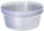 MECCANIXITY Plant Pot Saucer 10 Inch Plastic Round Flower Drip Tray for Indoor Outdoor, Clear Pack of 20 by MECCANIXITY