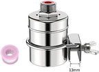 304 Stainless Steel Float Valve, 1/2" 3/4" 1" Auto Shut Off Mini Float Valve+Fixing Clamp, Stainless Steel Fully Automatic Water Level Control Float Valve, With Narrow Edge Clamp (Size : 1 inch) - Image 3