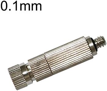 Garden Sprinkler Watering Sprayer 3Pcs 20~90 Bar High Pressure Mist Nozzle Stainless Steel Sprinkler For Misting System Plant Cooling Fog Sprayers With Net Filter (Color : 0.1 mm mist) - Image 2