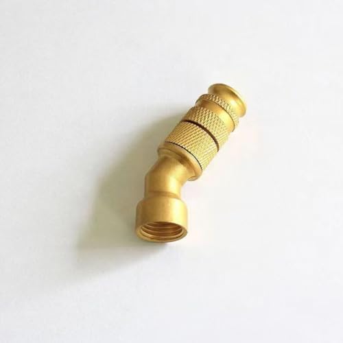 High Pressure Nozzle Brass Water Pipe Nozzle for Garden Hoses | Adjustable Features | Fits Standard Hoses, Garden Sprayers, Nozzles Brass Elbow Nozzle 5pc - Image 6