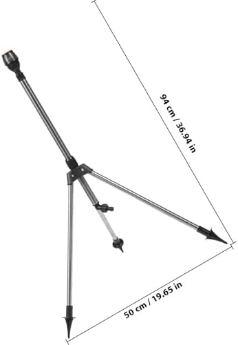 Rotating Tripod Sprinkler with Automatic Leak Proof Retractable Design - Image 2