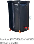 Foldable Rainwater Collection Barrel with Filter and Spigot - Portable Water Tank for Efficient Yard and Lawn Irrigation - Image 2