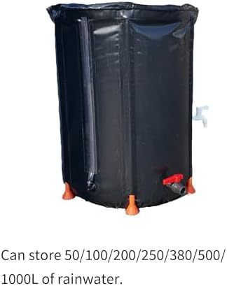 Foldable Rainwater Collection Barrel with Filter and Spigot - Portable Water Tank for Efficient Yard and Lawn Irrigation - Image 2
