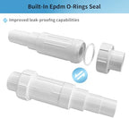 LESSO 2 Inch PVC Pipe Repair Coupling, 2 Sets - Image 3