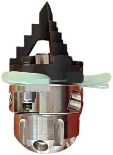 High Pressure Rotating Sewer Jetter Cleaning Nozzle - Heavy-Duty Drain Unclogging Tool with 360° Rotation for Effective Pipe(G1l2 120L pvc) by Unknown