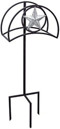 Liberty Garden Products 122-KD Galvanized Star Hose Stand, Black by LibertyGardenProducts