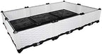 Hershii DIY Garden Raised Bed Rectangular Plant Growing Container Kits Plastic Vegetables Herbs Flowers Large Planter Box for Balcony, Patio, Backyard, Meadow - White - 46.06 X 30.7 X 8.66 Inches - Image 2