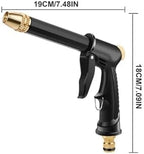 Adjustable High Pressure Water Spray Gun,Multi-Mode Brass Nozzle Car Wash Sprayer for Garden Irrigation&Household Patio Cleaning(Black C Set) - Image 7