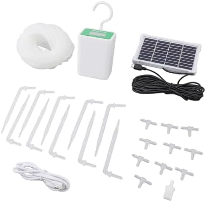 Solar Automatic Plant Waterer, Smart Timer Drip System for Garden, 10 Tubes - Image 3