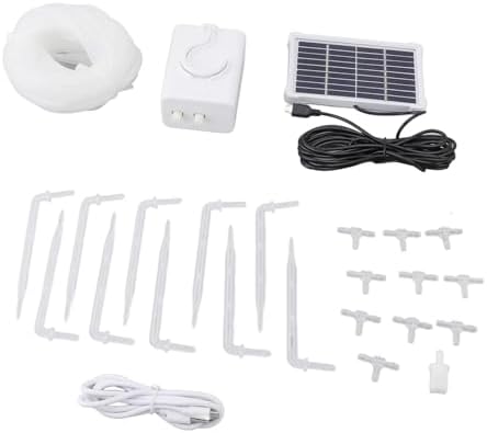 Automatic Plant Waterer Solar Automatic Plant Waterer, Solar Powered Drip Irrigation Kit with Timer and Animal, ABS 2000mAh Watering System for Garden Yard Patio Greenhouse - Image 4