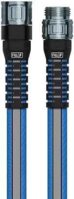 FITT HiFlo Water Hose 25ft, Multipurpose Flat Garden Hose, Easy to Use and Long-lasting Performance, Grey - Image 3