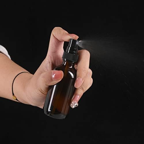 NOOEEISS Amber Glass Small Spray Bottle 2 oz 48 Packs,Fine Mist Sprayer Small Clear Bottles,Refillable Containers mini spray bottles for Cleaning Solutions and Skin Care (Amber 48pcs) - Image 6