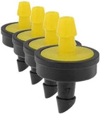 uxcell Pressure Compensating Dripper 5GPH 20L/H Emitter for Garden Lawn Drip Irrigation with Barbed Hose Connector Plastic Yellow 20pcs (Pack of 4) by uxcell
