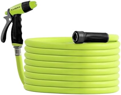 Garden Hose 5/8 in. x 25 ft.,Lightweight All-Weather Water Hose, Durable and Flexible by GAOLLY