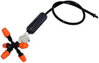 Garden Mist Nozzles 5 Pack Anti Drip Sprinkler Cross Spray for Patio - Image 4